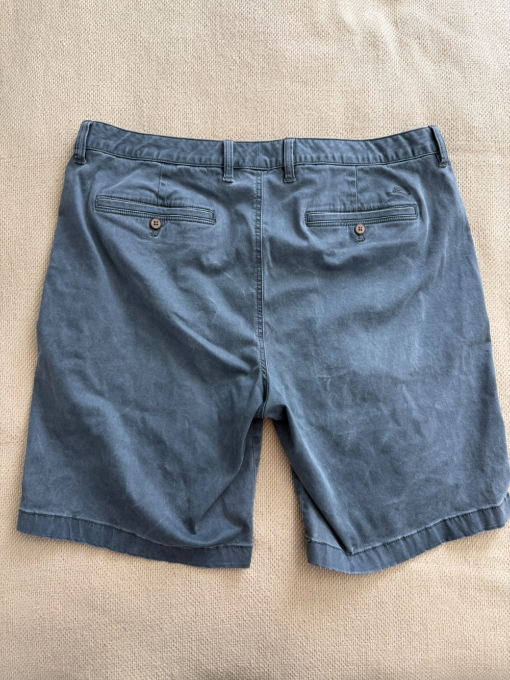 Tommy Bahama Boracay Shorts Mens 38 Grey Cotton Tencel Blend Flat Front 10" Inse - Picture 4 of 11